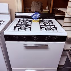 Hotpoint gas range 30” -open burners -6 months warranty