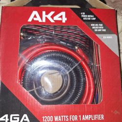 New Ds18 4 Gauge Amp Kit