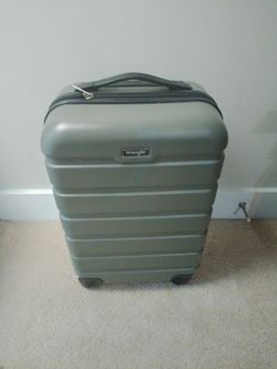 Wrangler Olive Green Rolling Luggage