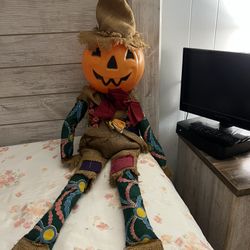 Vintage Halloween Pumpkin Man
