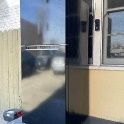 MAGIC CHEF 10.1 Cu. Ft. Black Used Refrigerator w Freezer