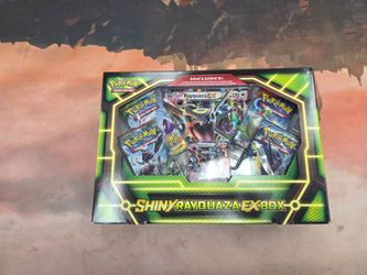 Pokemon Shiny Rayquaza Ex Box