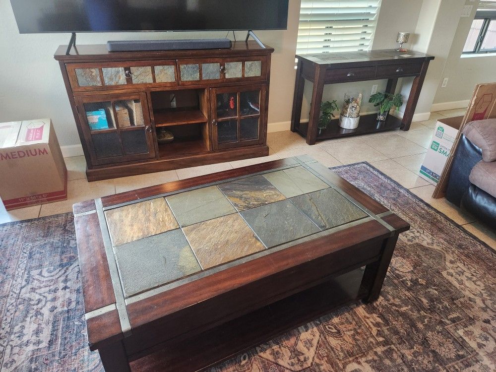 5 Piece Living Room Table Set