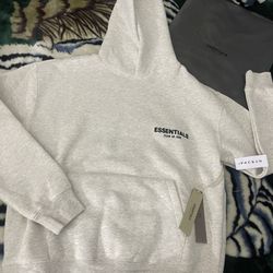 Essential Hoodie Light oatmeal