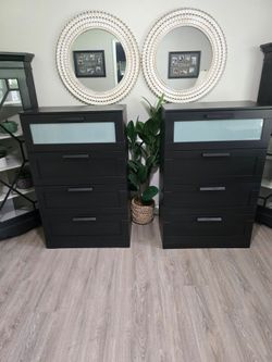 2 tall ikea chest of drawers