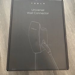 Tesla universal wall connector level 2 hardwired electric vehicle Ev charger up to 48A 24ft 