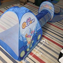 🌊 Ocean Play Tent & Tunnel Set 🐠