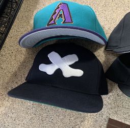 New Era Fitted Mens Hatclub Vintage Lot 7 1/8 Chicago Whitesox, Detroit Tigers Etc.