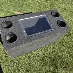 Speaker box 12 " plexiglass