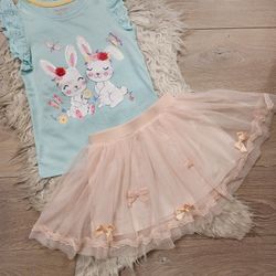 Beautiful Rabbits Outfit,  7-8Y,  $28