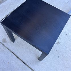 Black Laminate End Table 