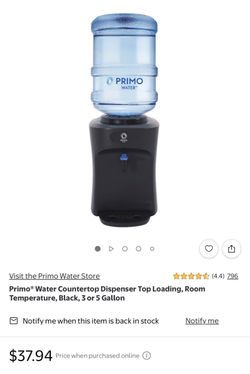 Counter top water dispenser