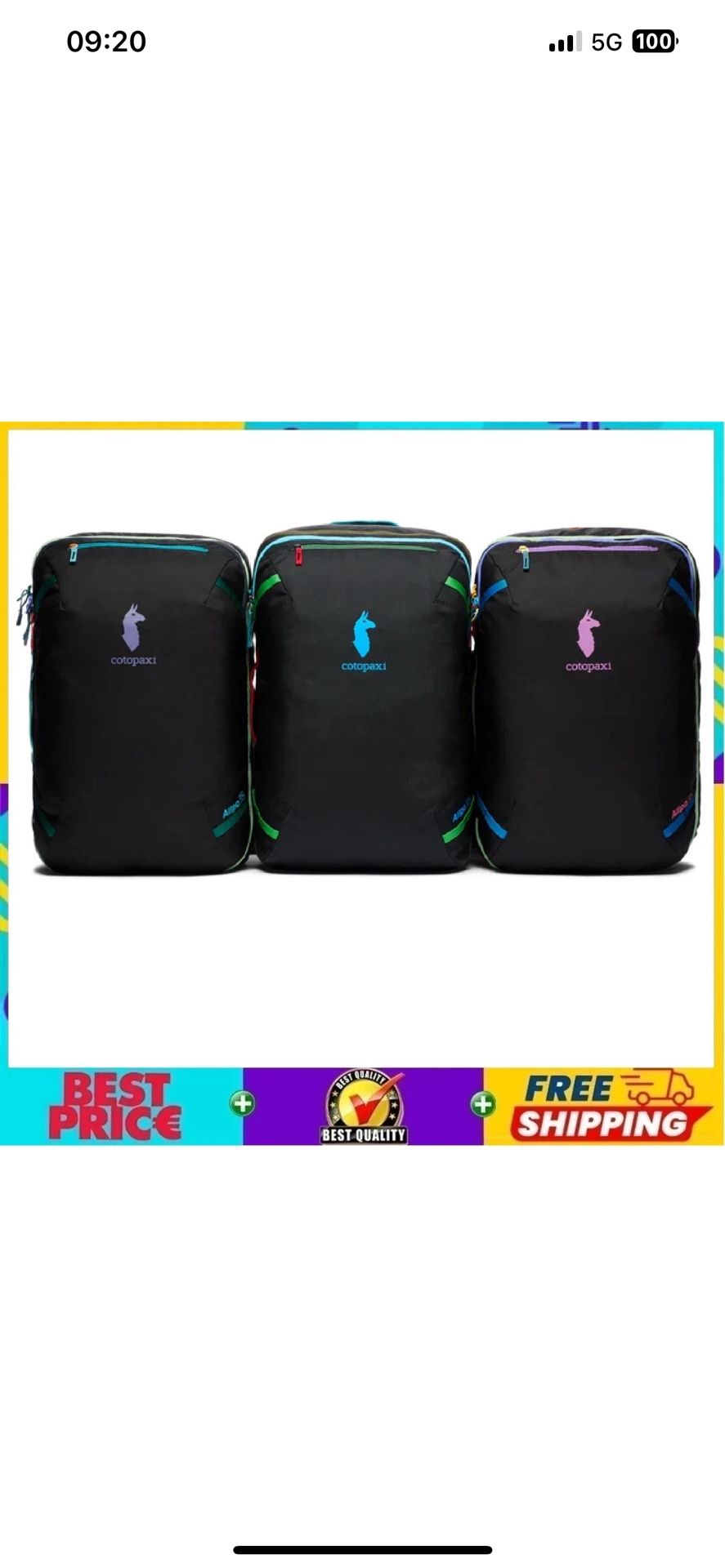 Cotopaxi Allpa 35L DARK