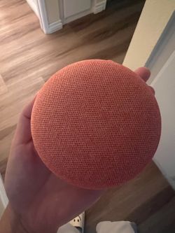 Google Home Mini Smart Speaker - Coral