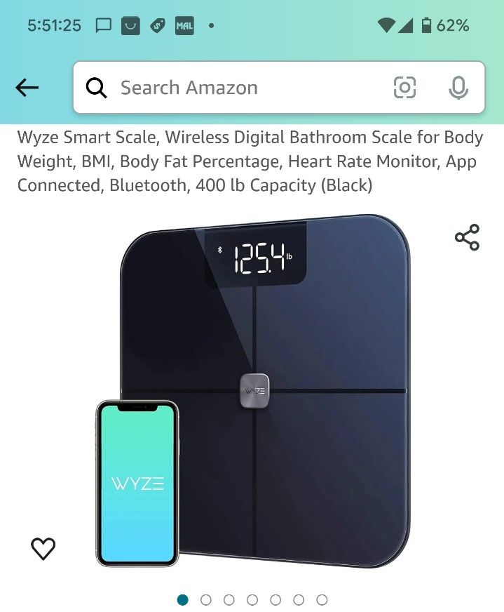 Wyze Bluetooth Smart Bathroom Scale