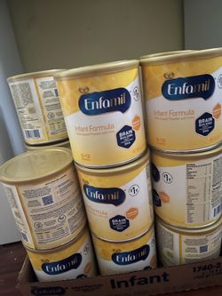 Baby Formula 8 Enfamil Yellow Cans