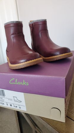 SIZE 8C CLARK SHOE BOOTS