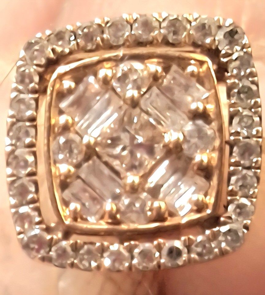 Jared's Diamond Cluster Earing (*Mens Single Stud)