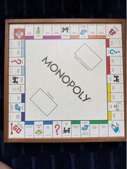 2020 Deluxe Edition Monopoly & Clue 2 in 1 Wood Game Set