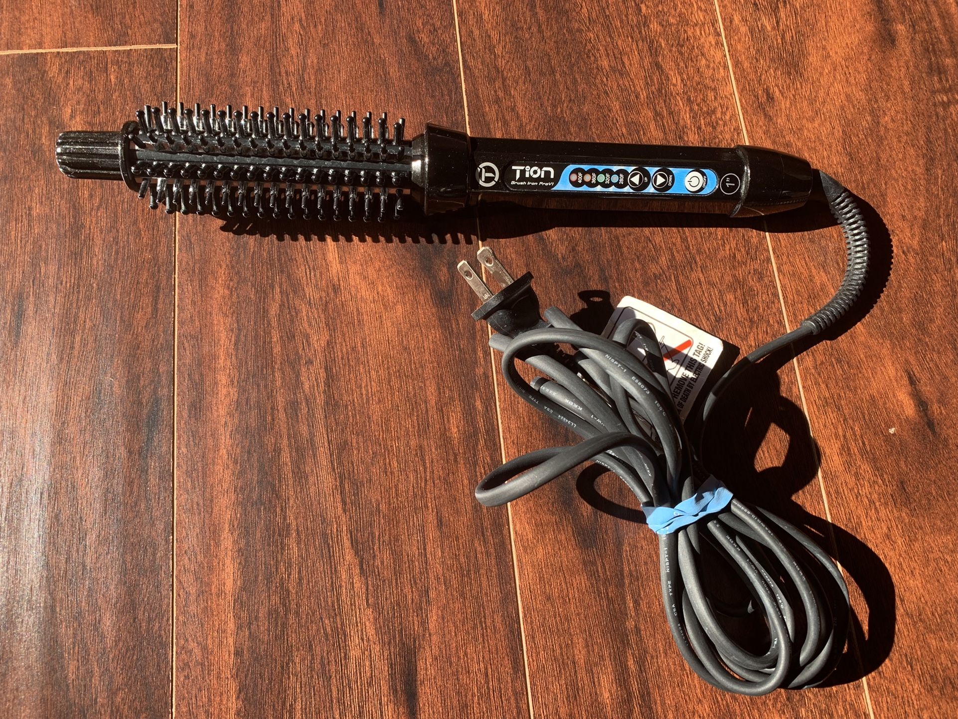 TION Hair Curling Brush Iron ProV1