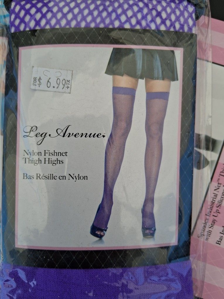 Leg Avenue Fishnet Thigh Highs