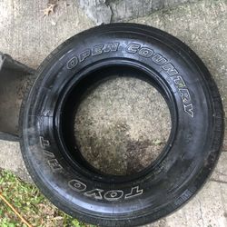FREE Toyo H/T Open Country Tire P265/70R17