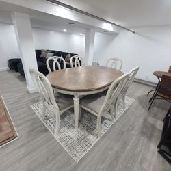 Dining Table And Six Chairs