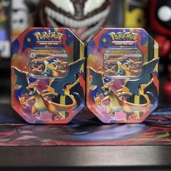 Pokemon Mega Charizard Y Tins 