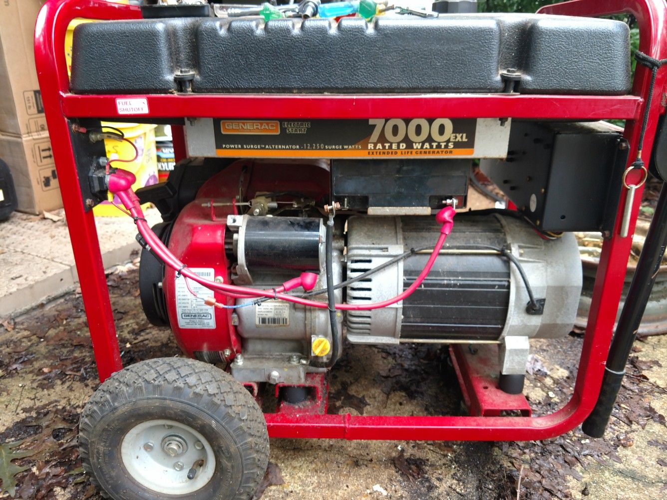 Generac 7000Exl generator low hors great condition