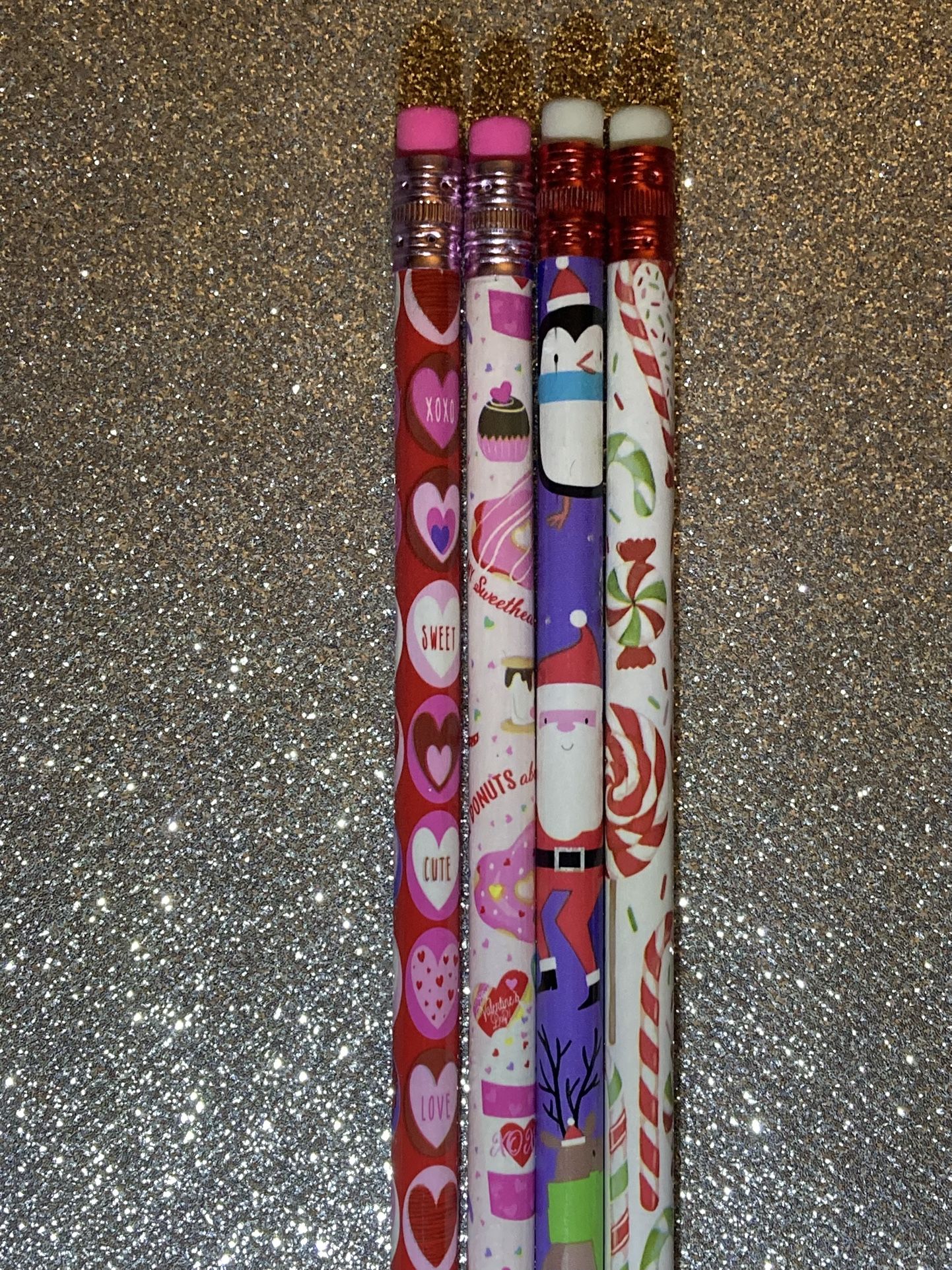 Style #13 Set of 4 Themed Pencils