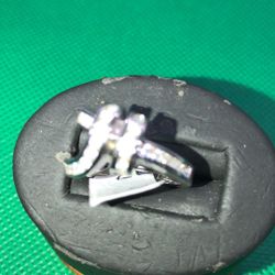 Tied Sterling Silver Ring Size 6