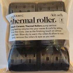 Brand New Kitsch Ceramic Thermal Hair Rollers (8 Piece Set)