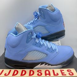 Nike Air Jordan 5 Retro UNC University Blue DV1310-401 Men’s Size 13 NIB NEW  