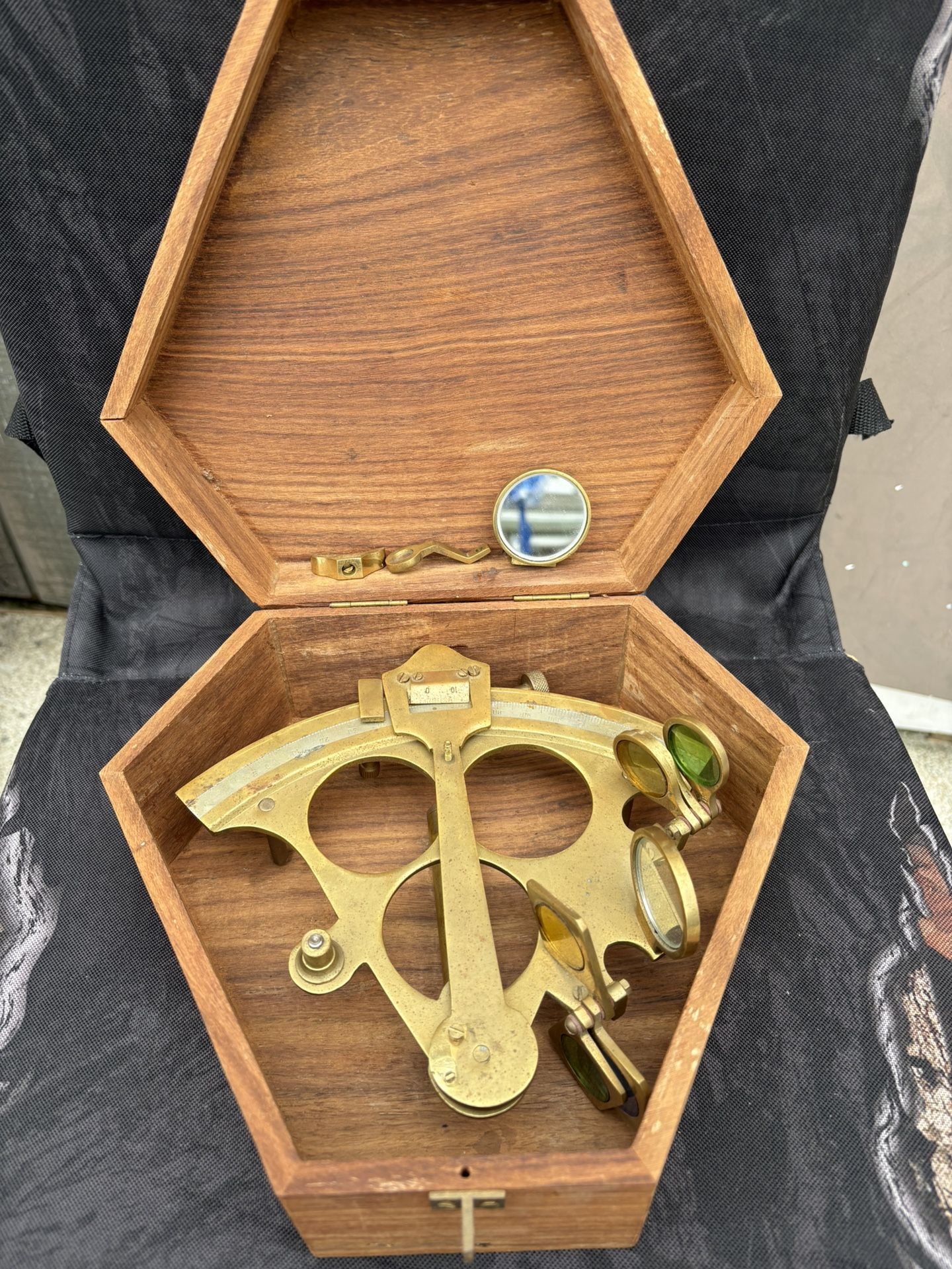 Antique Brass Sextant