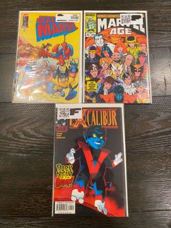 Comic Book Lot - Excalibur Marvel Age Sergio Aragones Massacres Marvel