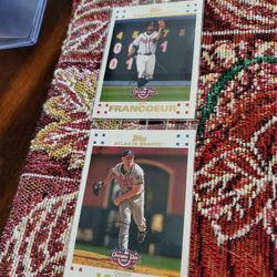 Atlanta Braves 2007-2008 Topps Topps Opening Day Topps Update Baseball Cards Lot 