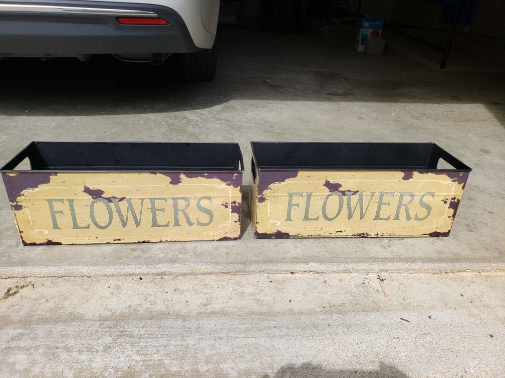 Vintage Like Flower Boxes (2)