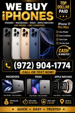 17 Pro max 17 Pro macbook Pro iPad air 16 Pro max iphone Samsung macbook iPhone buyer iPhone 17 iPhone 16 Pro Max broken Carrier financed MacBook