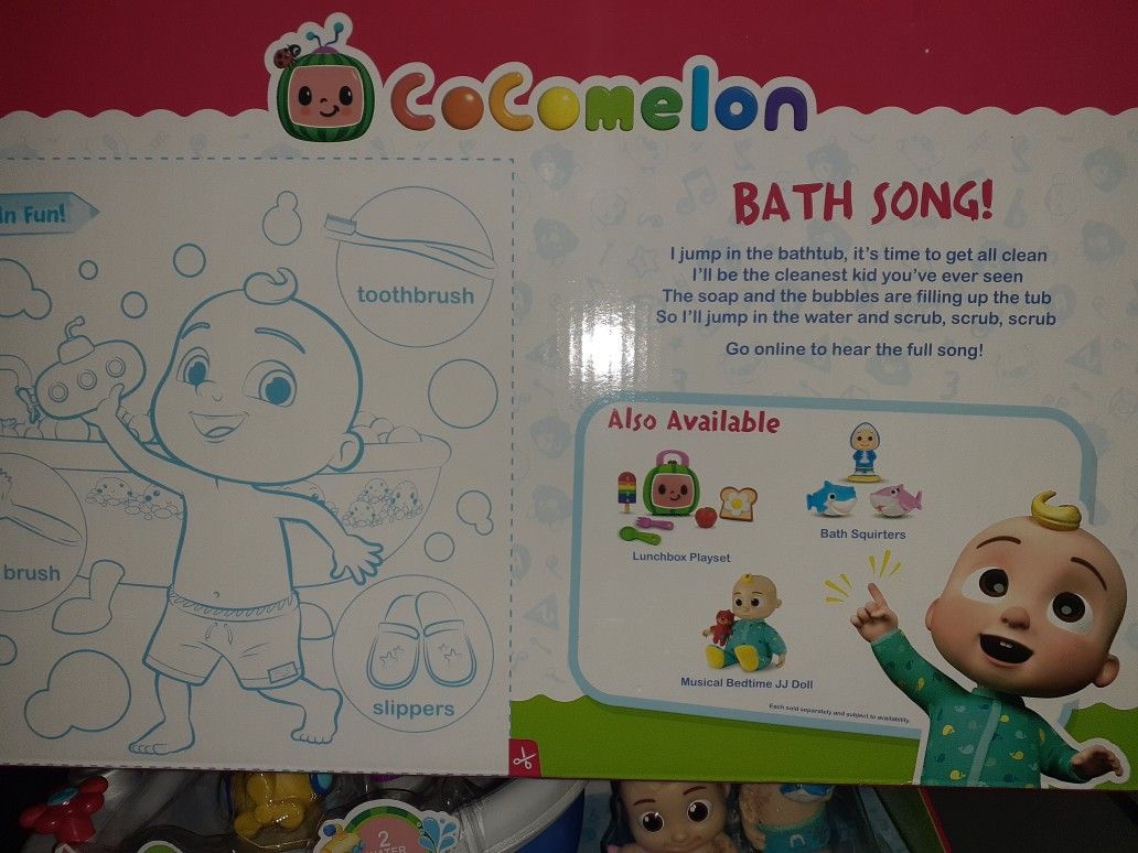 NEW COCOMELON BATHTIME MUSICAL COLOR CHANGING $35