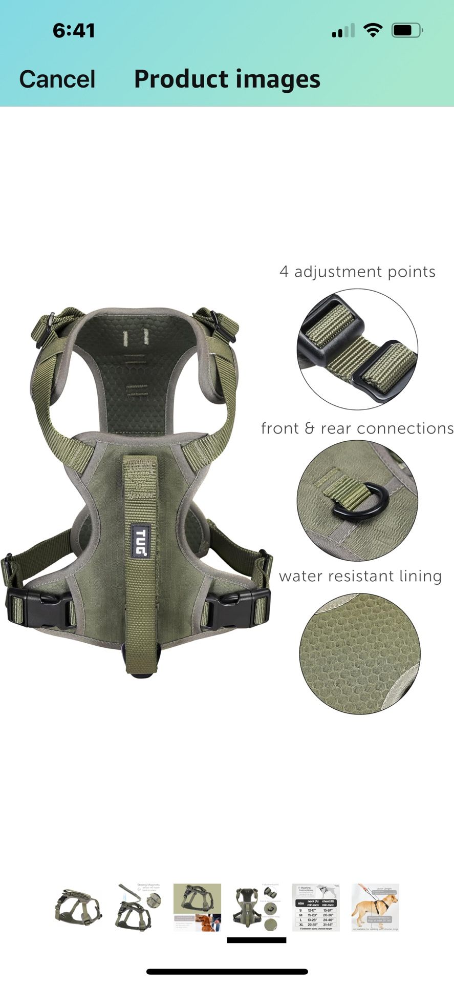 X Large Dog Harness. New
