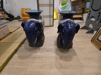 Antique Chinese elephant statues