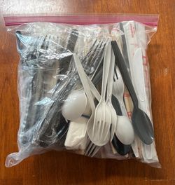 Plastic utensils & chopsticks
