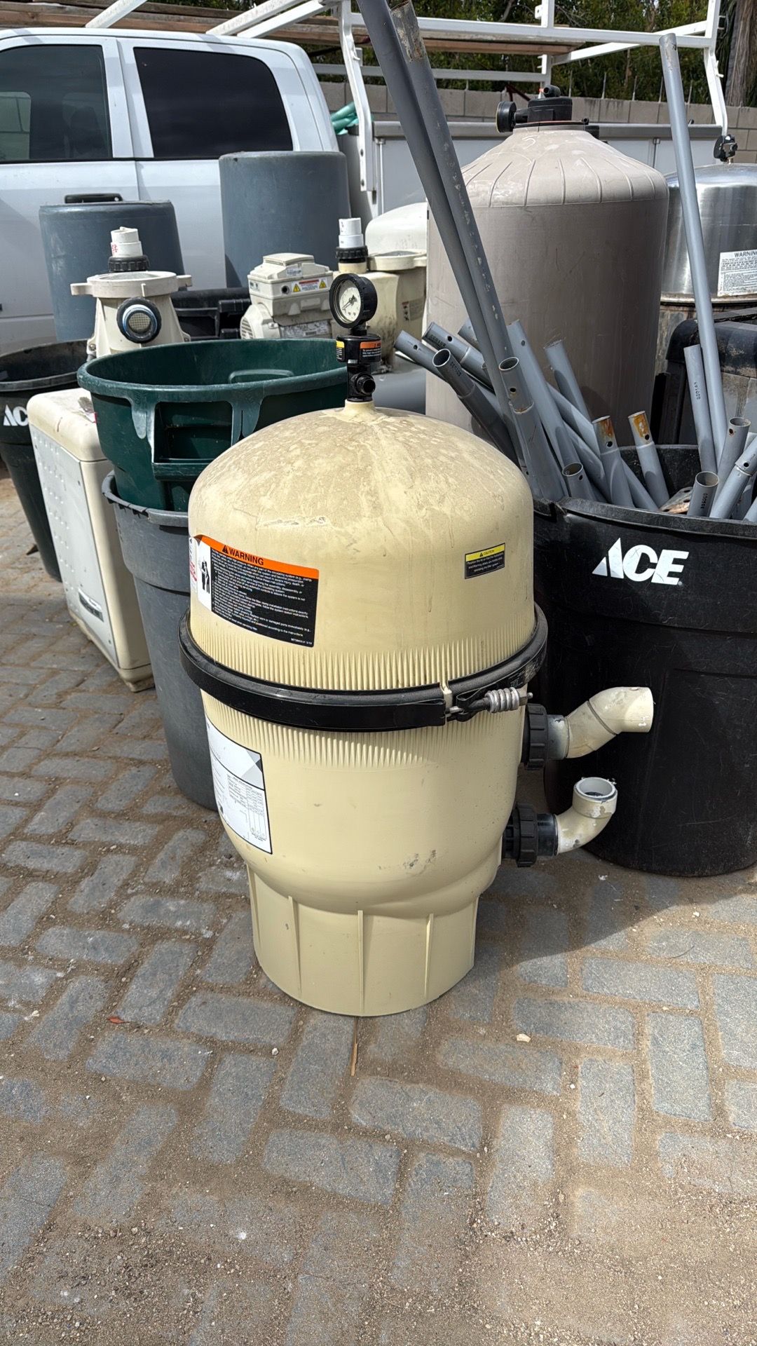 Pool filter Pentair Quad DE