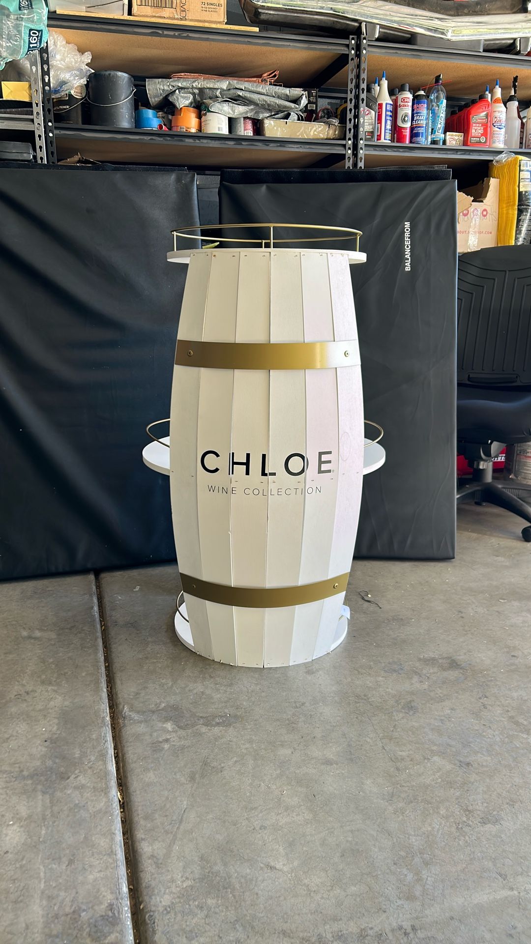 Chloe Wines Barrel Shelf