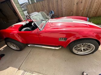 Shelby Cobra Replica Roadster Red White Stripes
