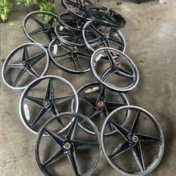 mags 20’ and misc. bike wheels