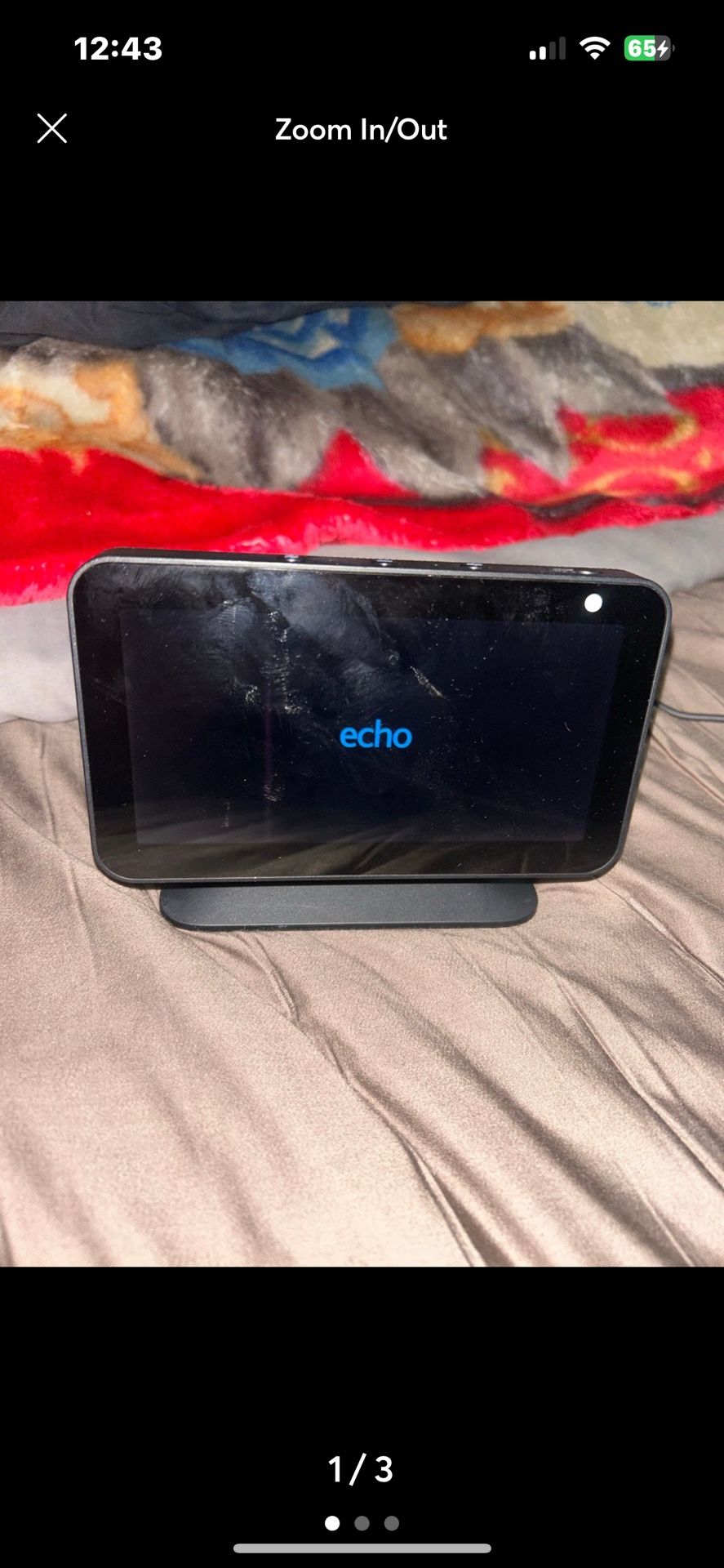 Echo Amazon Show 5 2nd GenSmart Display Speaker Charcoal