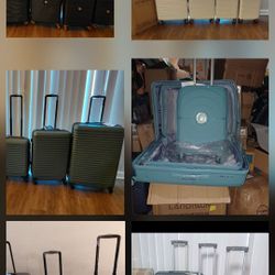 Luggages individual and sets in all sizes..you can customize ..Suitcase with TSA Lock Spinner Wheels