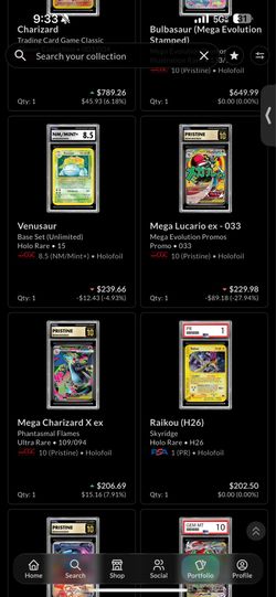 Graded Pokemon Cards