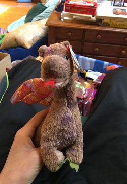 EXTREMELY RARE Scorch beanie baby